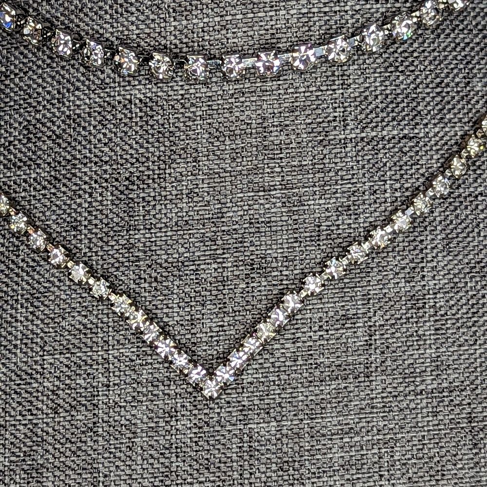 2 Rhinestone Necklaces - Picture 2 of 12